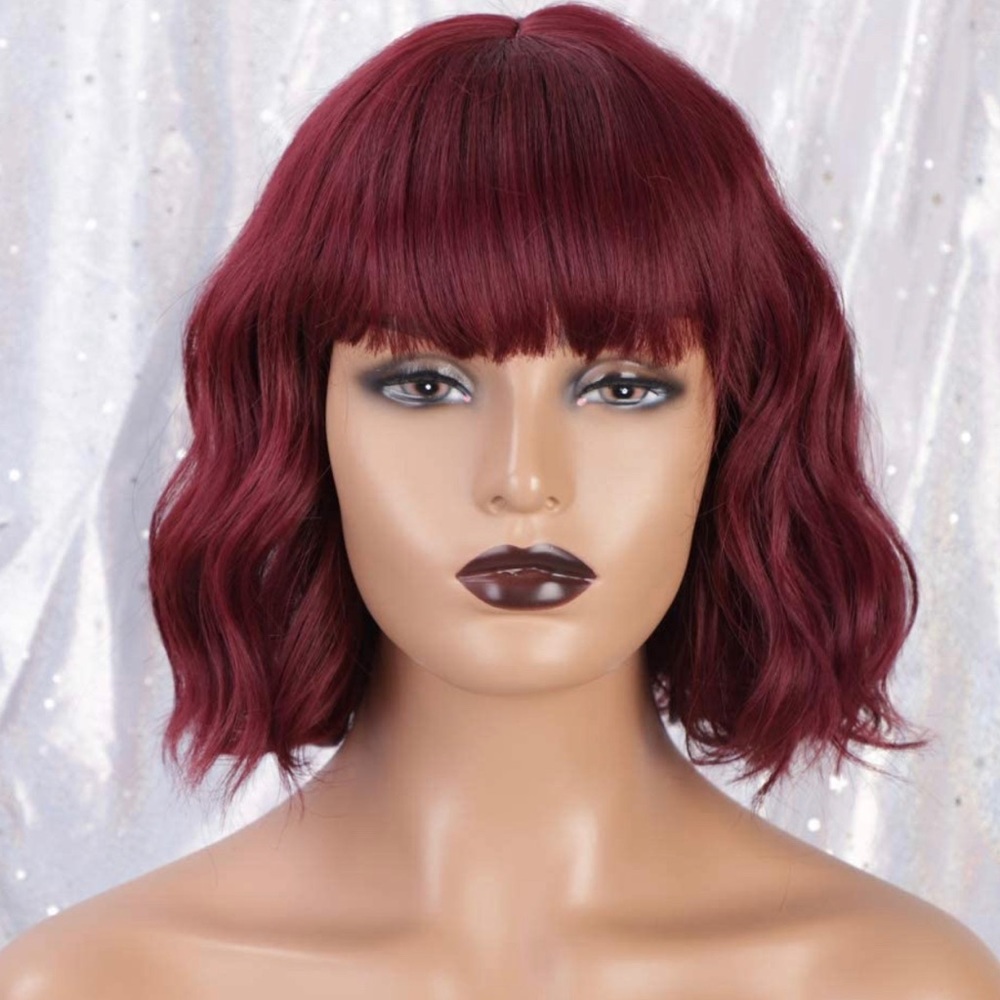 Short Bob Wigs with Bangs